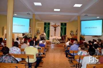 Procesión de Santa Agueda y la Virgen de Lourdes en Telde (Foto Francisco Javier Santana)
